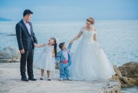 ถ่ายภาพครอบครัว ริมทะเล - ชลบุรี Wedding เวดดิ้งชลบุรี