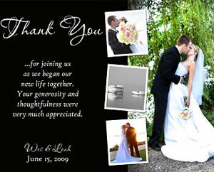  , เทคนิคเขียนการ์ดขอบคุณ(หลังแต่งงาน)