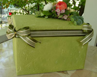  , กล่องใส่ซองงานแต่งงานเก๋ๆ ที่ทำเอง