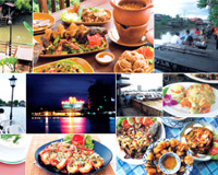  , แนะนำร้านอาหารริมน้ำ บรรยากาศดี 