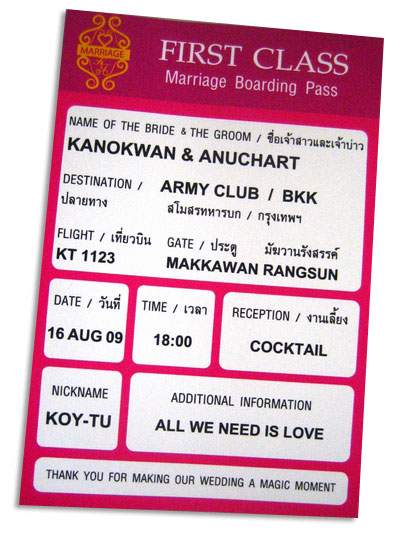 Wedding Card on Wedding Card