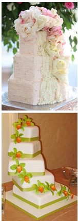 เค้กแต่งงานสวยๆ Flower Wedding Cake
