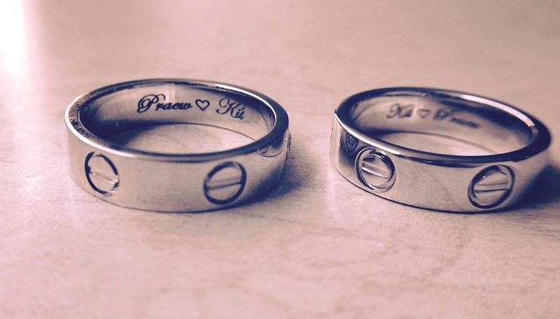 แหวนแต่งงานแบบคู่ 