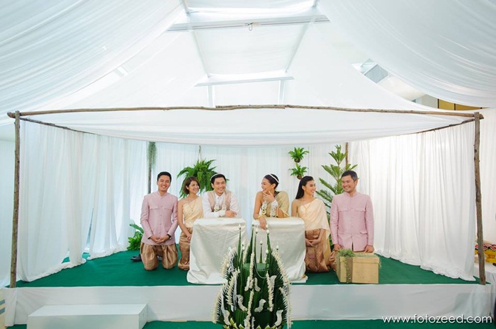 นุ่น ศิรพันธ์  ท็อป พิพัฒน์ ธีมงาน Eco Wedding