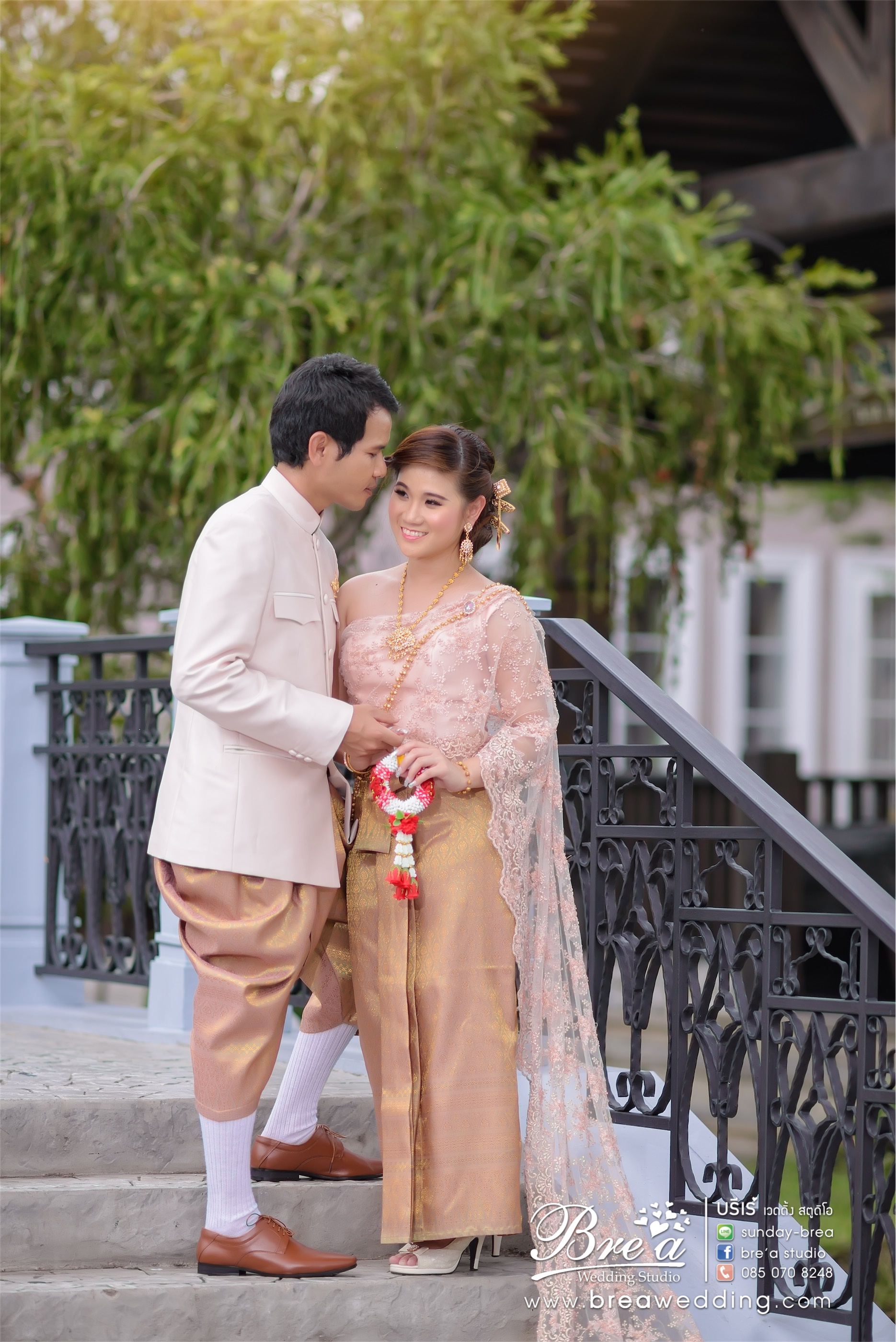 ชุดไทยแต่งงาน ชุดแต่งงานแบบไทย บางใหญ่ บางบัวทอง นนทบุรี