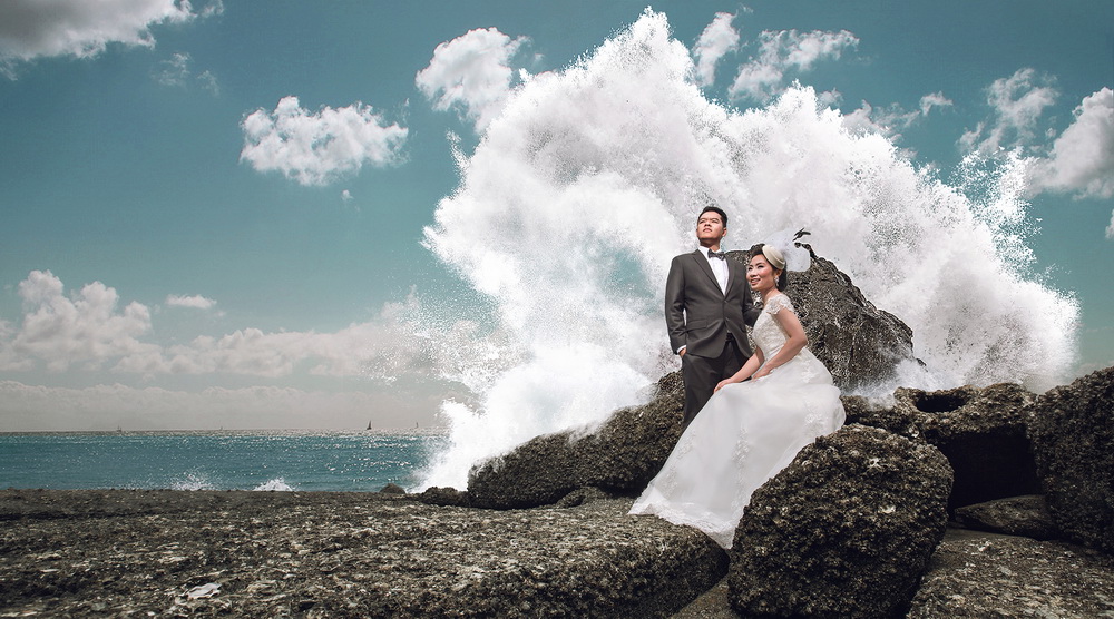 แพ็คเกจถ่ายพรีเวดดิ้ง ริมทะเล , Wedding on The Beach , หาช่างภาพถ่ายรูปแต่งงาน