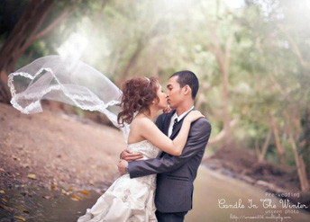 Teaser Candle in The Winter (Pre-wedding)