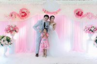 รับจัดแบล็คดรอป , ฉากถ่ายรูปแต่งงาน , รับจัดซุ้มดอกไม้แต่งงาน - วันดีดี พิธีเช้า