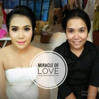 แต่งหน้าเจ้าสาว & บรรยากาศเบื้องหลัง - Miracle of love wedding sriracha