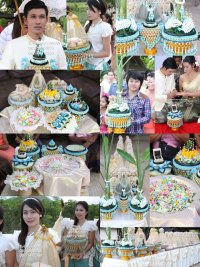 จัดขันหมาก K. วุ่น & K. ตี่ (กาญจนบุรี) - รับจัดขันหมากครบชุด (บริการทั่วไทย) พร้อมเป็นนายพิธีรันคิว
