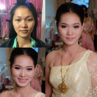 ผลงานแต่งหน้า-ทำผมเจ้าสาว [Wedding Makeup & Hair Stylist] - BB Wedding Studio สุโขทัย