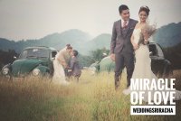 บรรยากาศเบื้องหลัง ถ่ายพรีเวดดิ้ง - Miracle of love wedding sriracha