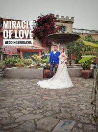 บรรยากาศเบื้องหลัง ถ่ายพรีเวดดิ้ง - Miracle of love wedding sriracha