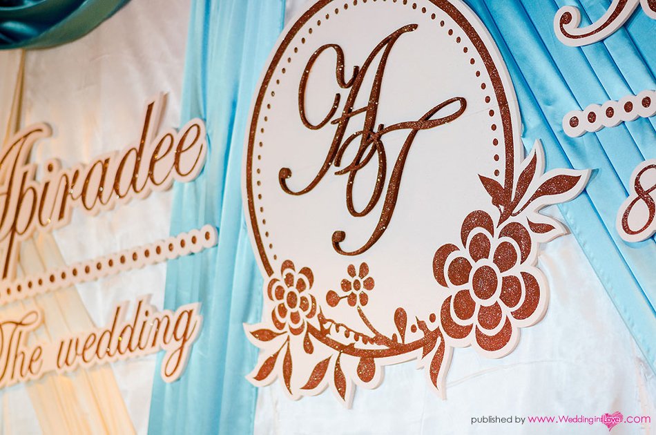 Wedding logo and Backdrop