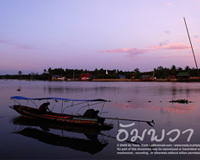 ตลาดน้ำยามเย็น @ อัมพวา, ล่องเรือชมหิ่งห้อย  วิถีชีวิตแบบไทย