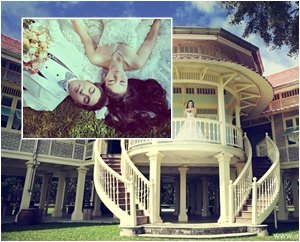 ภาพพรีเวดดิ้งสวยๆ @ พระราชนิเวศน์มฤคทายวัน