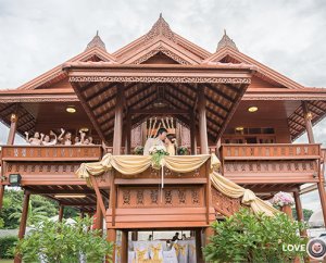 สถานที่จัดงานแต่งงาน : เรือนไทยแจ้งวัฒนะ 