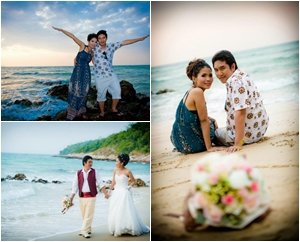 พรีเวดดิ้งสวยๆ ณ หาดทรายแก้ว ชลบุรี