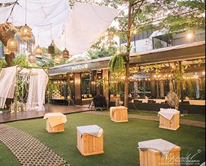 บรรยากาศงานแต่งงานที่ Mellow Garden Wine&Dine Restaurant