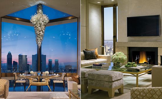 Ty Warner Penthouse โรงแรม Four Seasons Hotel กรุงนิวยอร์ค สหรัฐอเมริกา 