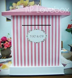 กล่องรับซองแต่งงาน หรือ Wedding Card Box แบบเก๋ๆ