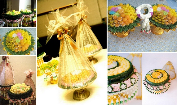 ชุดพานขันหมาก พานขันหมาก พานเชิญขันหมาก พานสินสอด พานขนมมงคล