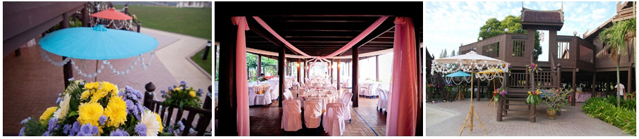 สถานที่จัดเลี้ยงแต่งงาน เรือนไทยศาลายา by Lalita Florist สถานที่จัดเลี้ยง