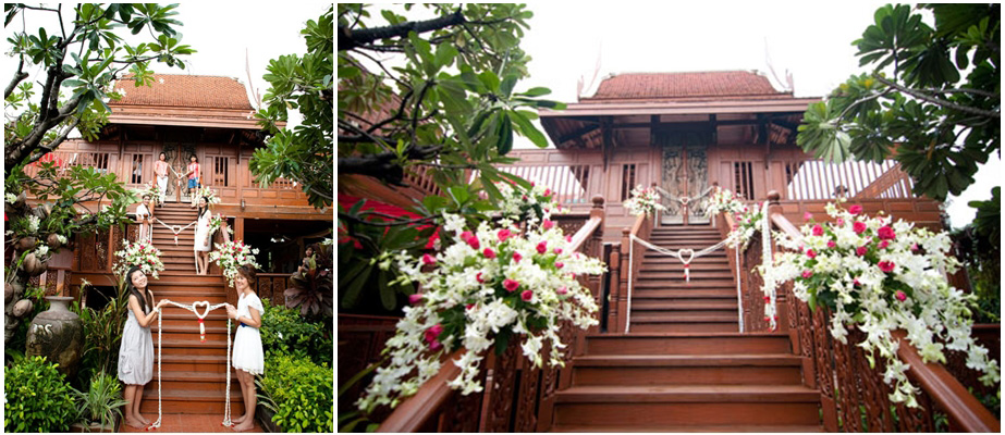 สถานที่จัดเลี้ยงแต่งงาน เรือนไทยมหานคร by Lalita Florist