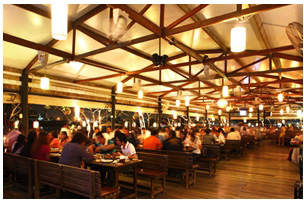 ร้านอาหารริมแม่น้ำเจ้า