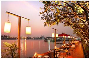 The View bangkok กรุงเทพ ร้านอาหารริมน้ำ