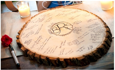 ไอเดียสมุดอวยพรงานแต่งงาน  wedding guest book