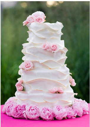 เค้กแต่งงาน Flower Wedding Cake