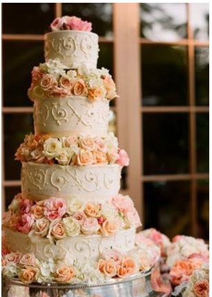 Flower Wedding Cake