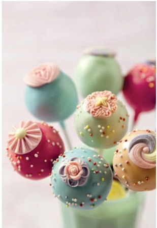 เค้กแต่งงาน เค้กป๊อป Cake Pops เค้กเสียบไม้
