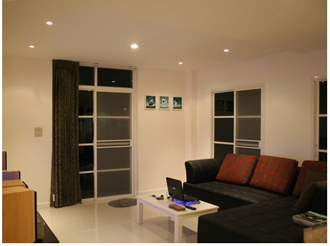 โซฟารับแขก ผ้าม่าน