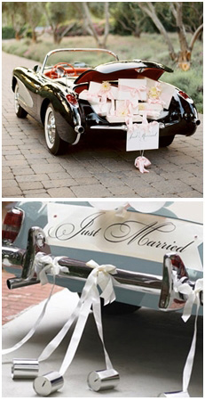 รถแต่งงานลากกระป๋อง