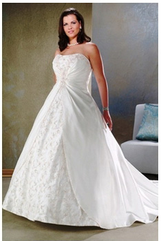 ชุดเจ้าสาวไซส์พลัสทรงบอลกาวน์