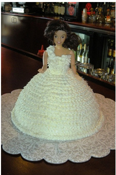 เค้กแต่งงาน แบบตุ๊กตาเจ้าสาว