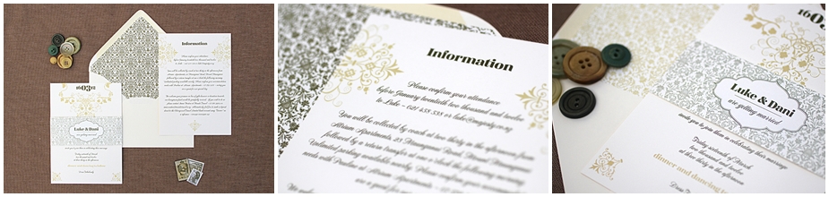 การ์ดแต่งงานแนววินเทจ