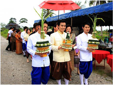 พิธีแห่ขันหมาก ขบวนขันหมาก 