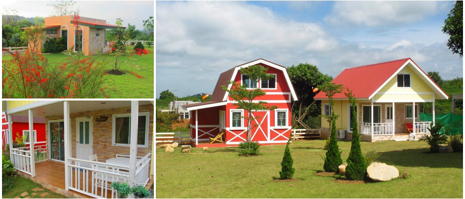 โฮมสเตย์สไตล์รีสอร์ท บ้านพักสไตล์คันทรี่