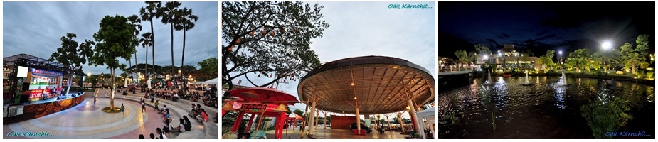 บรรยากาศสวน