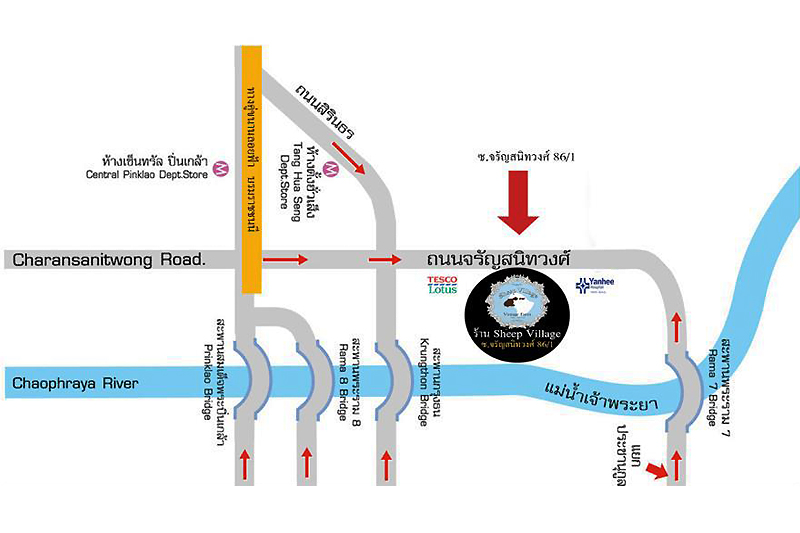 แผนที่ ชีพ วิลเลจ (Sheep Village)