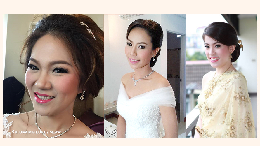 เครดิตรูปภาพร้าน Diva Makeup By Meaw