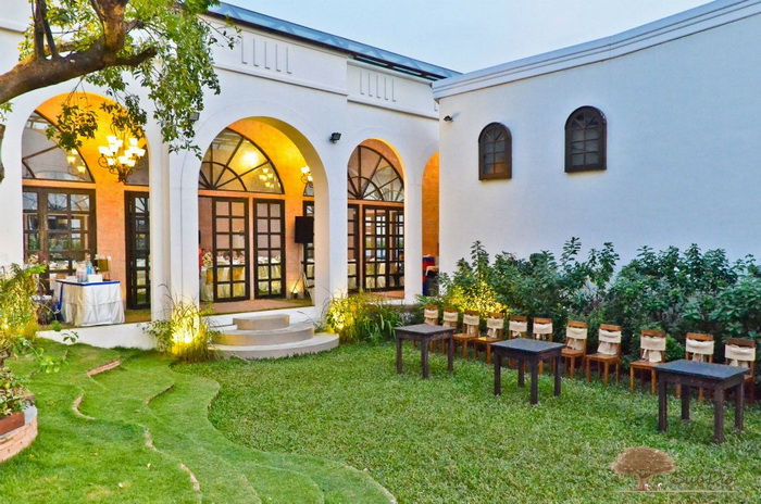 จัดเลี้ยงแต่งงานในสวน