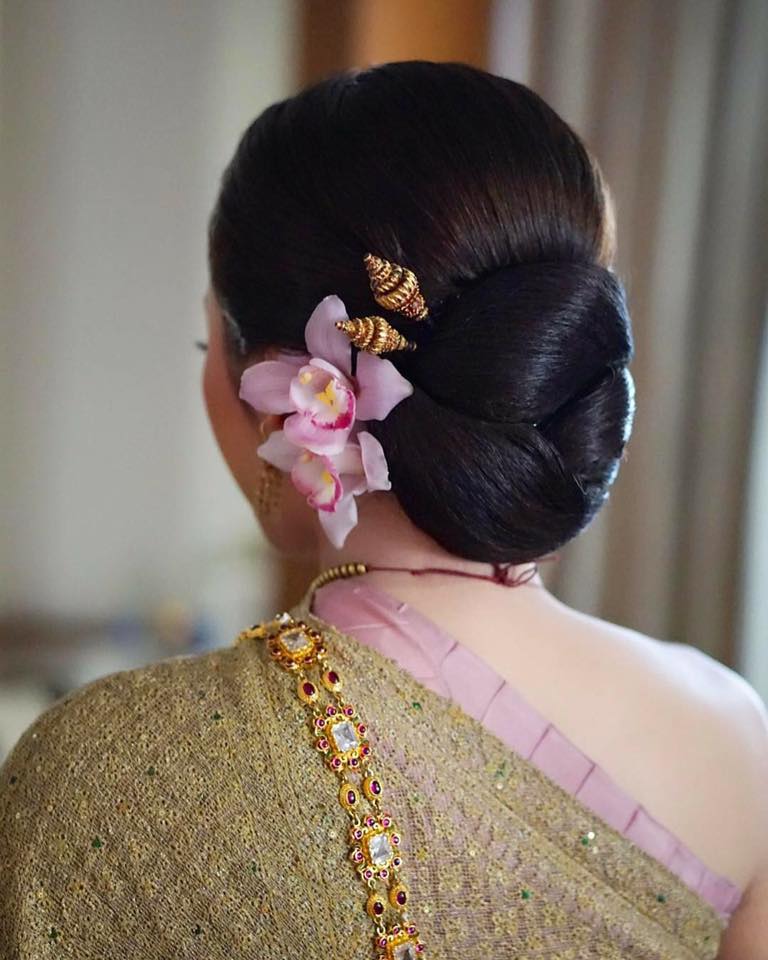 เครดิตรูปภาพทรงผมชุดไทยจาก IG: nongchat [น้องฉัตร]