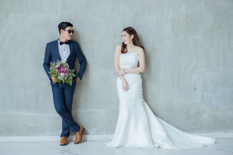 ถ่ายพรีเวดดิ้งแบบเรียบๆ