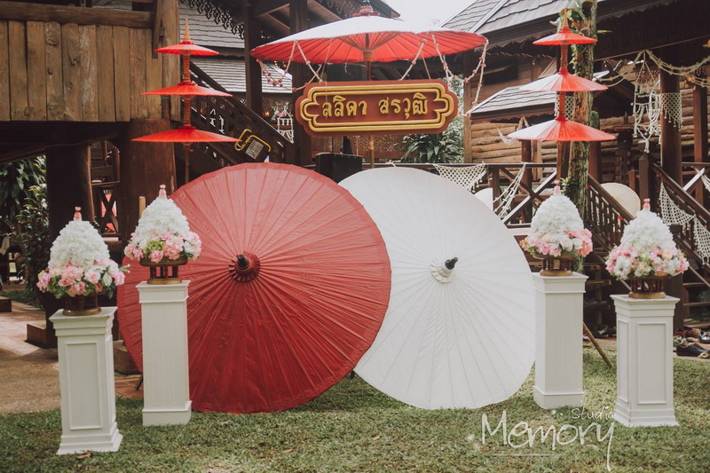 บรรยากาศงานแต่งแบบล้านนา