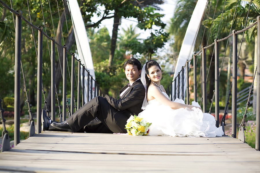 pre wedding สวนนงนุช