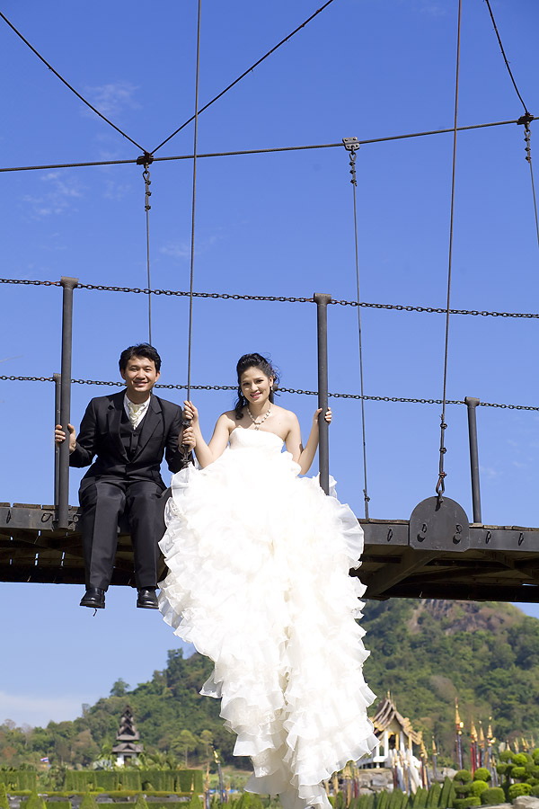 ถ่าย pre wedding ที่สวนนงนุช